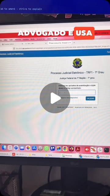 Configurar portais da Justiça no MacBook